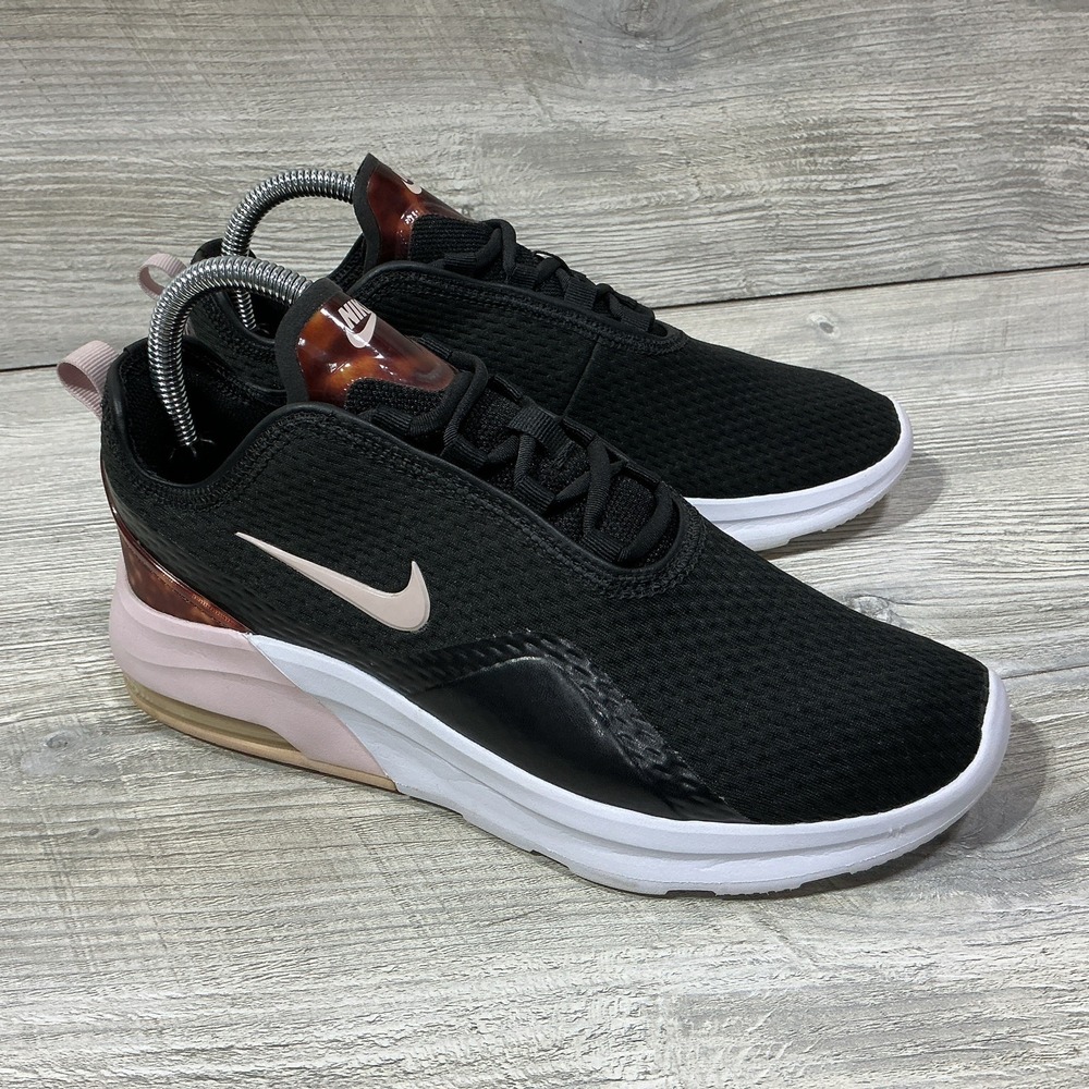 Nike Air Max Motion 2 Black White Barely Rose CU4762-001 Sneakers Women's Size 8